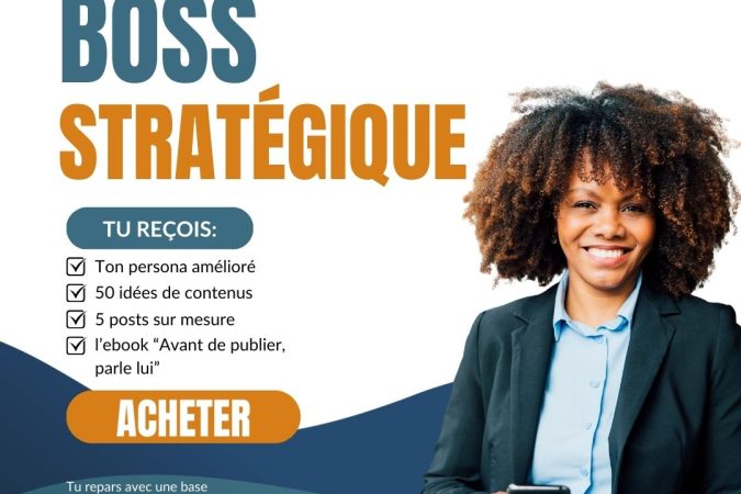 flyer Boss stratégique